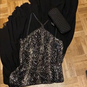 FABULOUS Bob Mackie Vintage 1 of a kind Silk Beaded Gown. Excellent condition